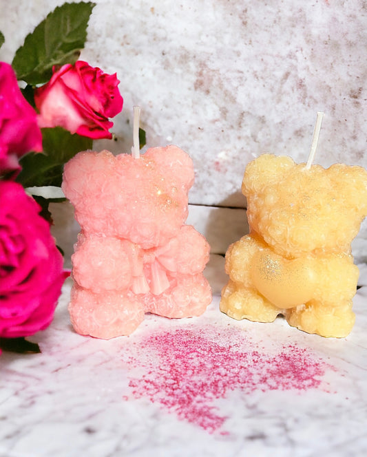 Teddy Bear Candle Set