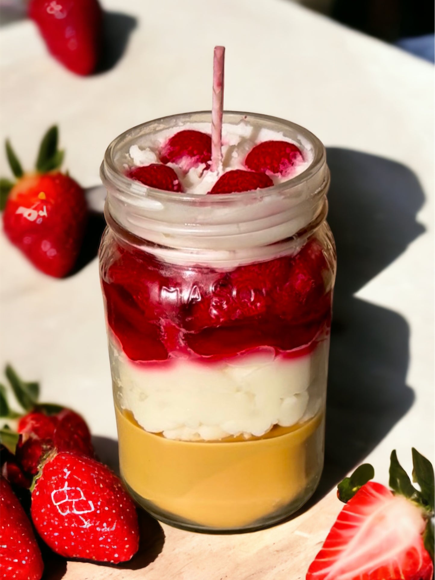 Strawberry Shortcake Candle