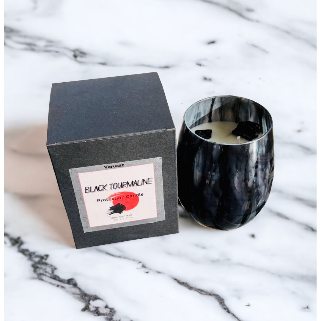 Black Tourmaline Candle